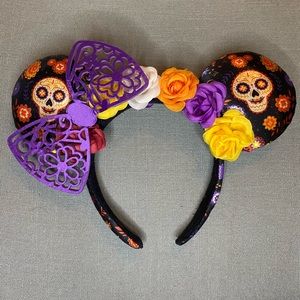 Minnie Mouse Ears Headband Disney Parks Coco